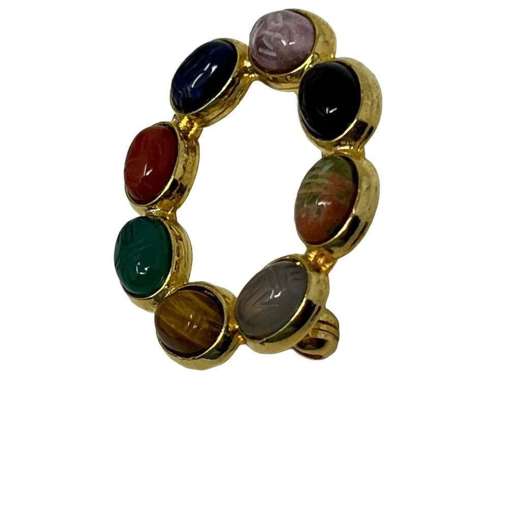 N/A scarab brooch